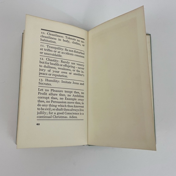 Vintage Ben Franklin’s Wit & Wisdom Undated Peter Pauper Press Mount Vernon NY - Picture 12 of 16